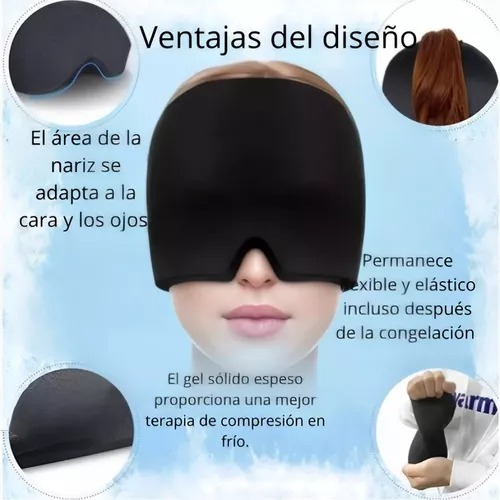 Gorro Para Migraña Alivio Compresa Gel